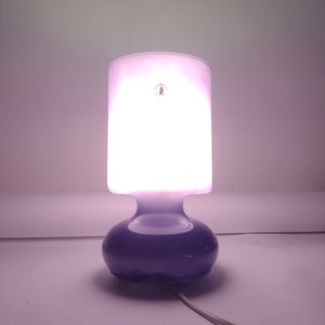 Vintage Lykta purple Mushroom lamp IKEA Lykta vintage design rare color!! PURPLE